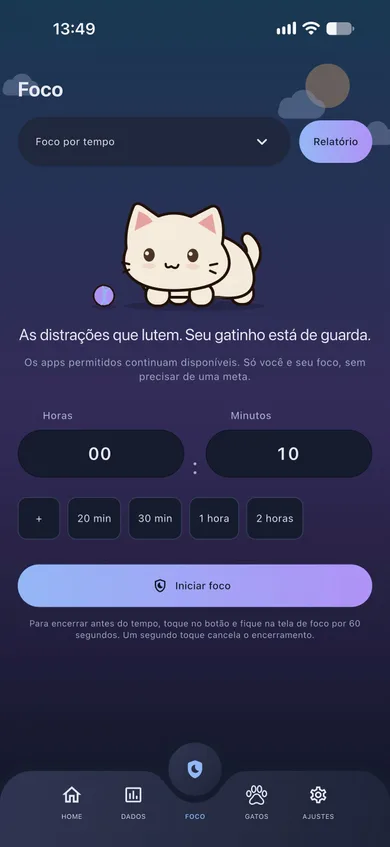 Sessão de foco no Patinhas